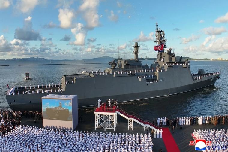 North Korea adds its 2nd naval destroyer as US, South Korea and Japan hold military exercise