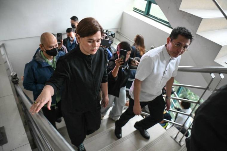 Philippine VP Duterte posts bail over 'grave threats'